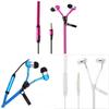 Metal Zipper Earphones With Microphone For Mobile Phone Listening And Call Control