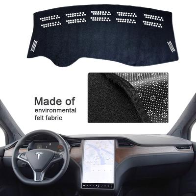Dashboard Cover Dash Mat for Tesla Model X P90D 75D 90D 100D 2016~2022 Pad Sunshade Cushion Sun Visor Parasol Rug