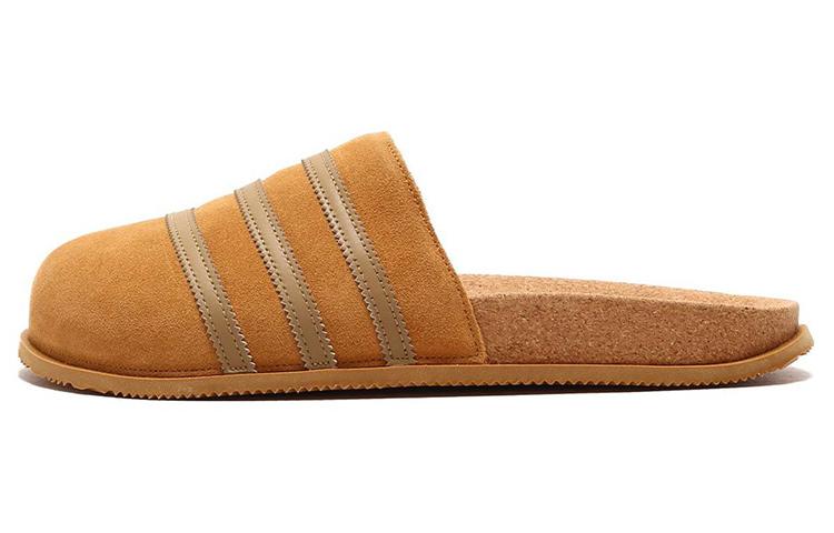 Adidas Originals Adimule Leather Slide  Light Brown  GY2555 43