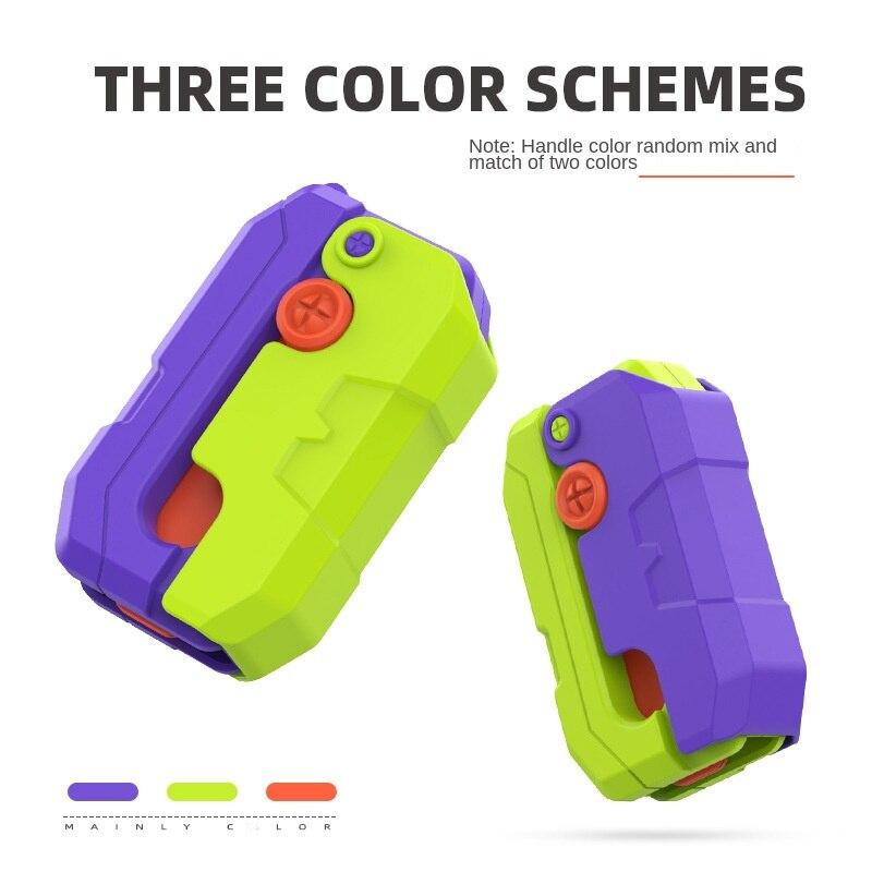 1 Pezzo Fidget Knife, Giocattolo Coltello A Gravà 3d, Plastica A - Foto 4