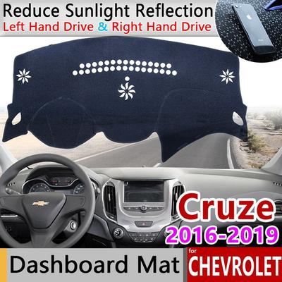 Für Cruze 2016-2019 MK2 Anti-Rutsch-Matte Dashboard Abdeckung Pad Sonnenschirm Dashmat Teppich Anti-UV Auto Zubehör