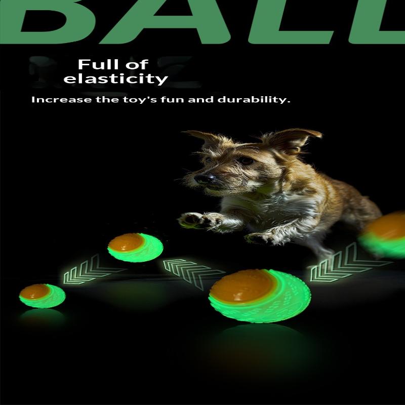 2Pcs Dog Toy Durable Crew Ball Pet Grinding Teeth Toy Rubber Sound Ball For Dog Interactive Supplies Chew Pet Supplies