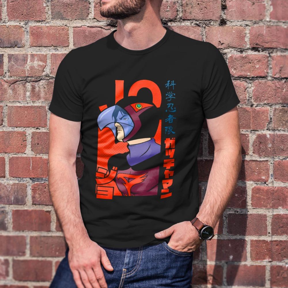 Vintage anime T-shirt Gatchaman Condor graphic printing t shirt Unisex Casual cotton Vintage round neck Tees Short Sleeve