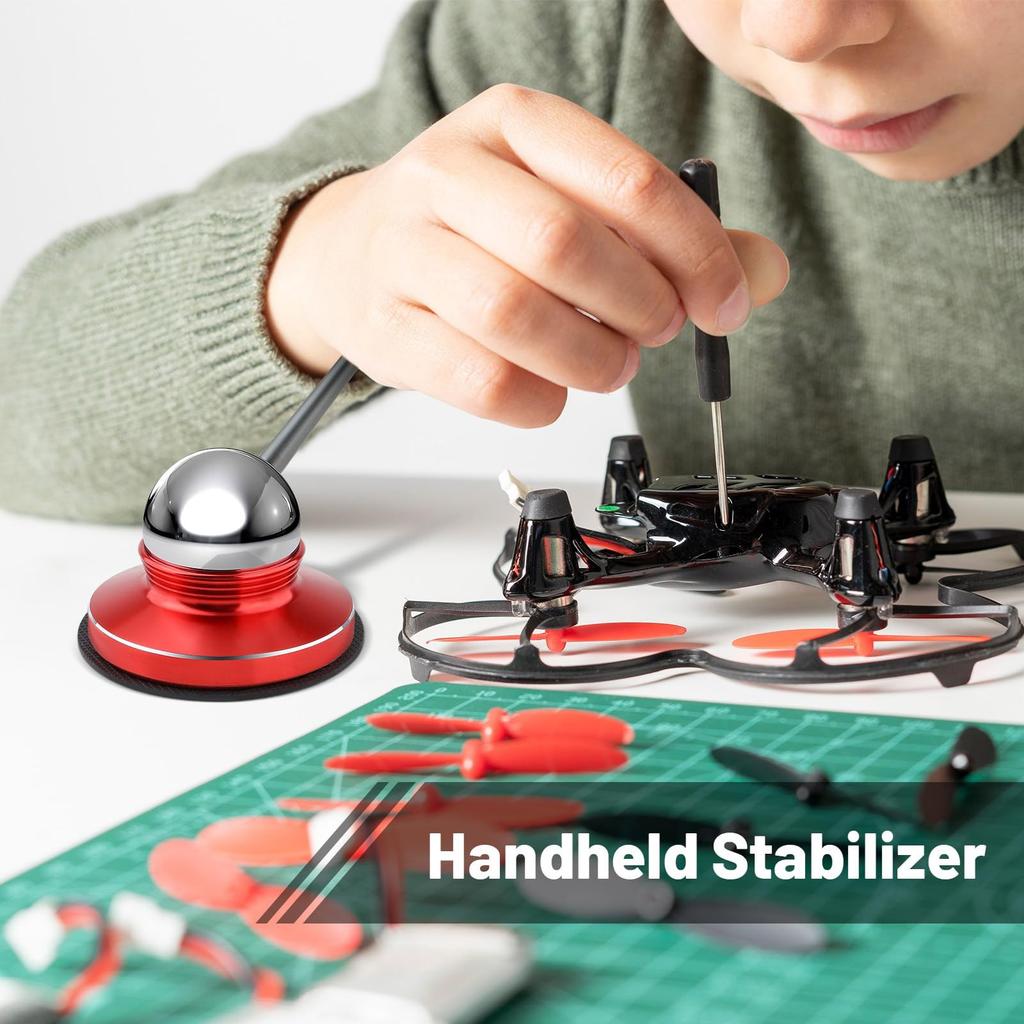 Precision Handheld Stabilizer for Model Making and Carving with Adjustable and Rotating Support for Carving Crafting