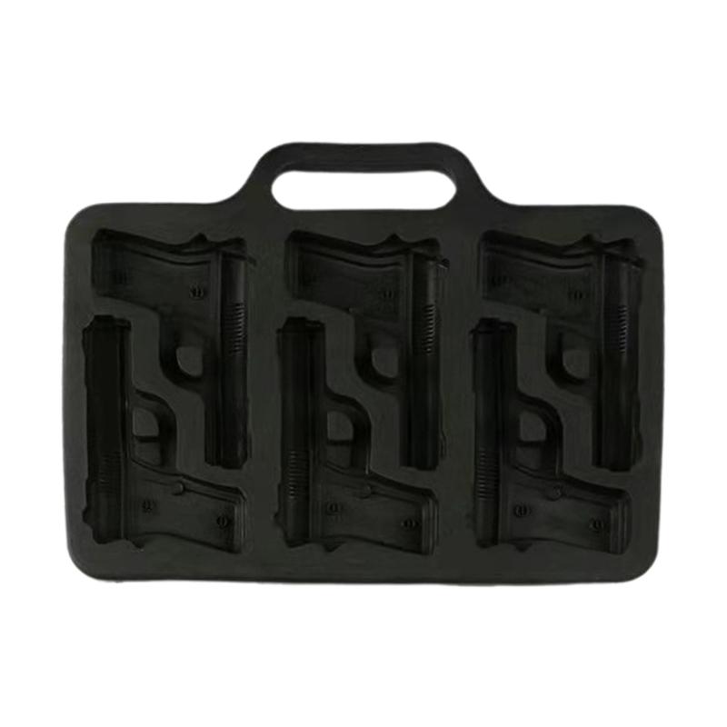 

Innovative Ice Maker Flexible Ice Cube Molds Handgun/Slug Shape SiIicone Ice Cube Tray SiIicone Ice Cube Maker for Ice 1