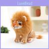 Sitting Lion Plush Toy Animal Stuffed Doll Home Bedroom Decoration Gift Prop