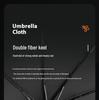 23" Buckle Umbrella: Portable, Windproof, Customizable 3-Fold Automatic Sun & Rain Accessory 