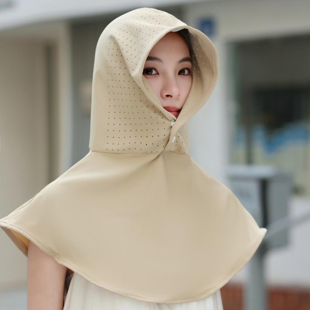 Breathable Visor Cap with Shawl Beach Cap New Fishing Cap  Cycling