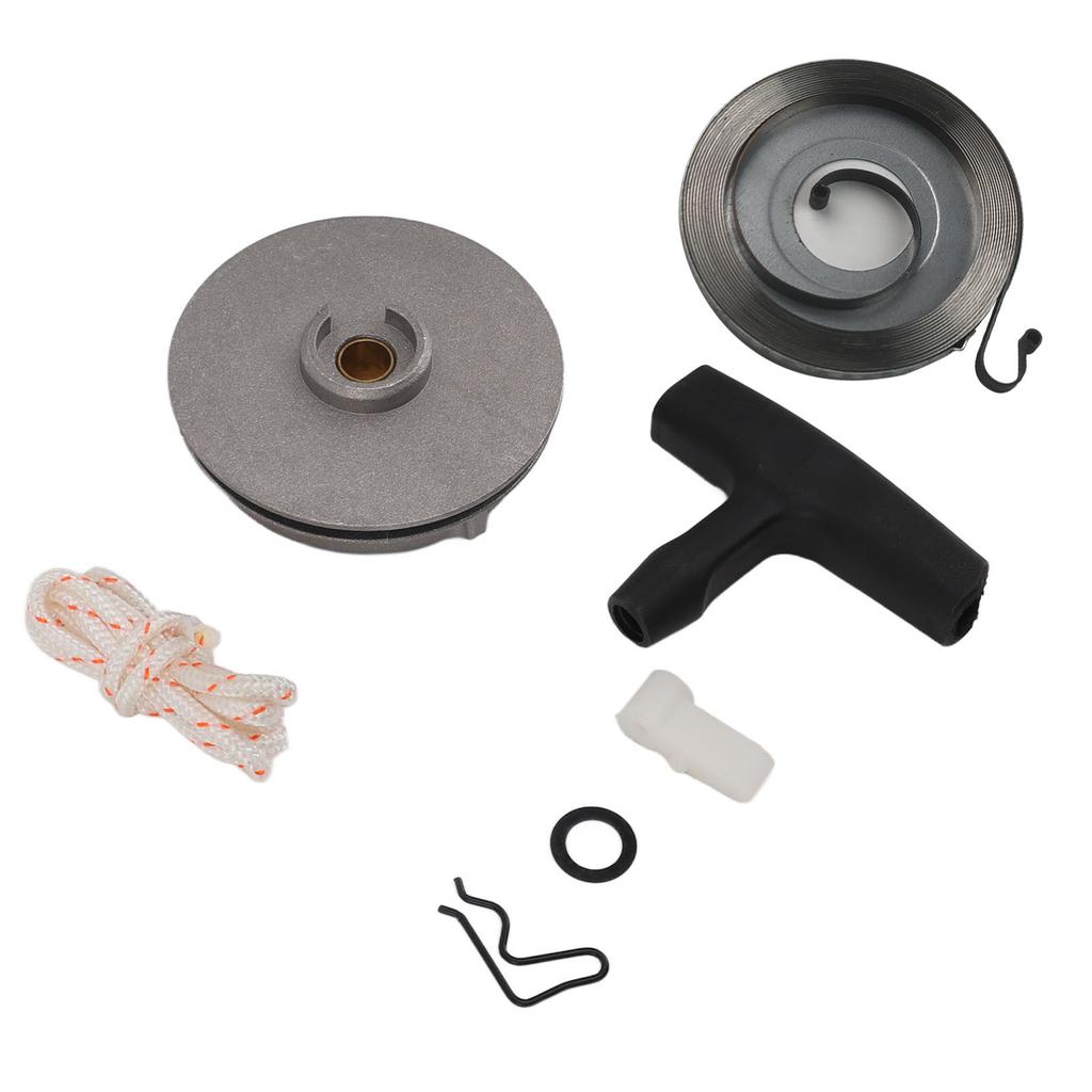 Conjunto de Partida para Motosserra Kit de Reparo de Partida por Recuo Fácil Instalação Durável Peças de Motosserra para TS350 038 041 MS380