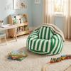 Waterproof Fabric Lazy Lounger Sofa Lightweight Floor Cushion Comfortable Bean Bag Chair  Balcony