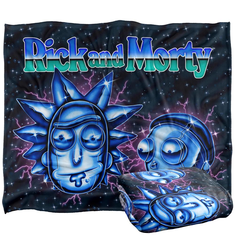 Rick And Morty Chrome Blanket
