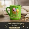 Keramik Sarkastische Keramiktasse 11oz Fassungsvermögen Teetasse Langlebige Stricktasse Bürodekoration