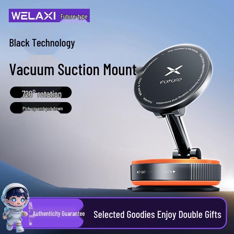 

Future-Style FA3 Foldable Magnetic Car Phone Holder with Vacuum Suction Cup for Dashboard