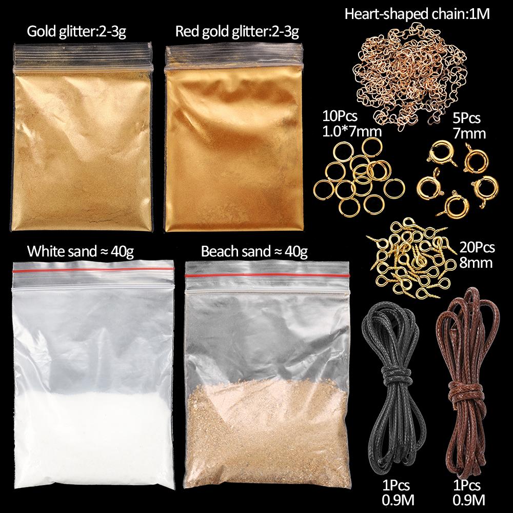 Набор силиконовых форм для заливки эпоксидной смолы, смешанный стиль, инструменты для УФ-заливки, материалы, формы для заливки смолы для DIY УФ-эпоксидных наборов