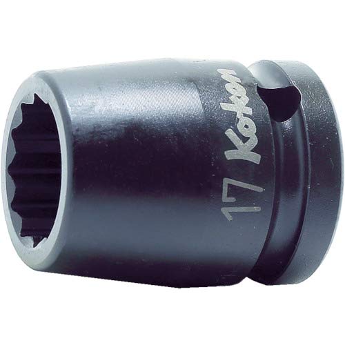 

Yamashita Industrial Research Institute (Ko-ken) 12-Point Impact Socket, 14405M-30, Drive: 12.7 x 30 x Total Length: 42mm