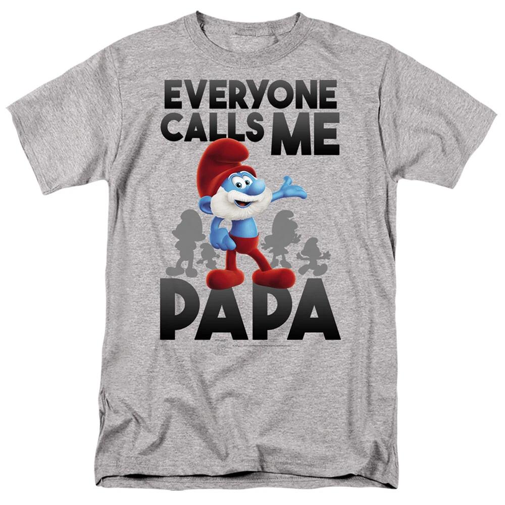 The Smurfs  Call Me Papa Smurf  T-Shirt - Regular or Tank - to 5X S
