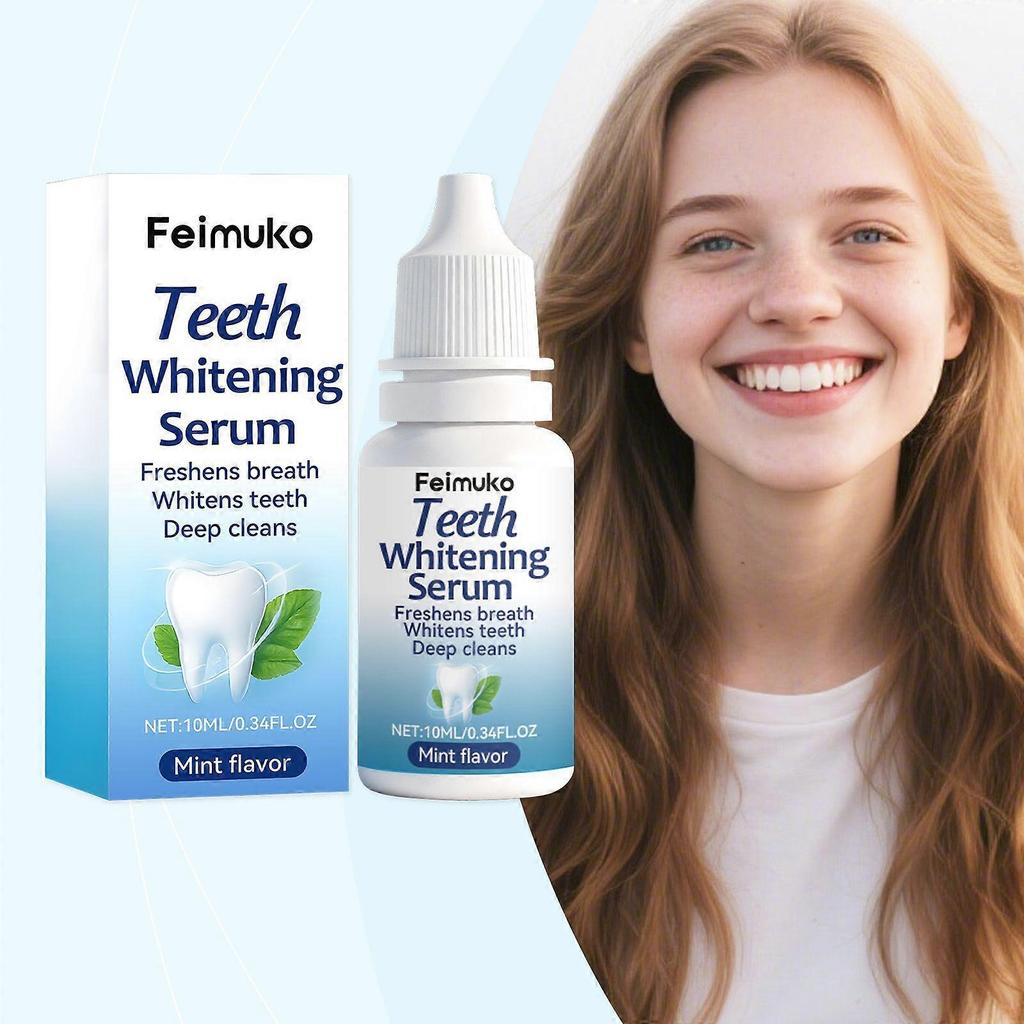 Limited time!!Feimuko Tooth Essence Gently Cleans Tooth Stains And Reduces Odor. It Is A Mint-Scented Care Essence