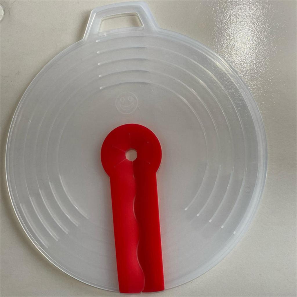 Splash Guard Cover for Mixing Bowls Round Clear Plastic Whisking Lid for Hand & Stand Mixers, Prevents Splatter While Beating Eggs & Cream