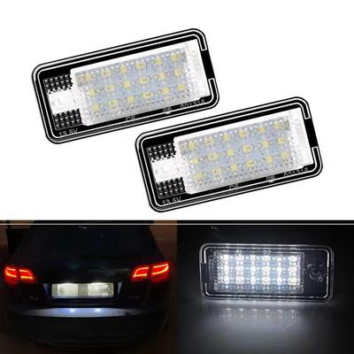 2pcs LED License Plate Light For A3 A4 A6 B6 B7 A8 LED Number License Plate Light Lamp