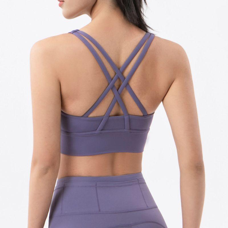 With Chest Pad Spring and Summer New Yoga Clothes Intimates Sports Push up Bras Anti-Vibation Shaping Vest Running Vest Fitness