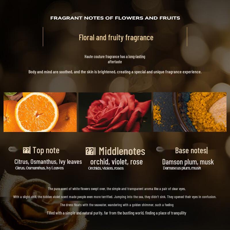 Deold Blonde Women's Floral Perfume Gift Set