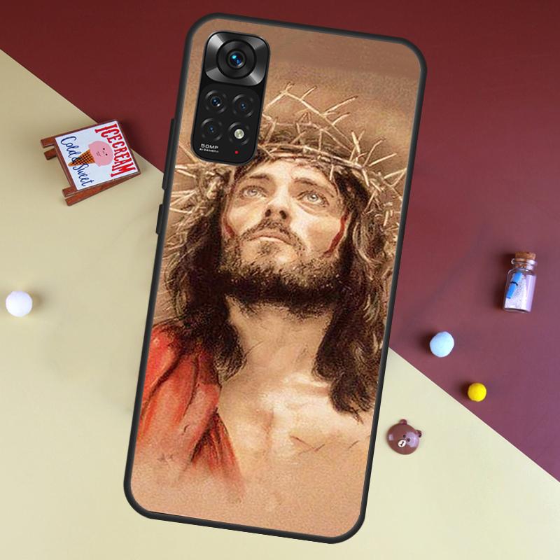 Jesus Christ God For Xiaomi Redmi Note 11 Pro Case For Redmi Note 8 9 12 10 Pro 9S 10S 11S 9A 9C 10C Cover