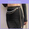 Stijlvolle Elegante Gelaagde Lichaamsketting Met Vintage Metalen Ketting En Parelaccenten