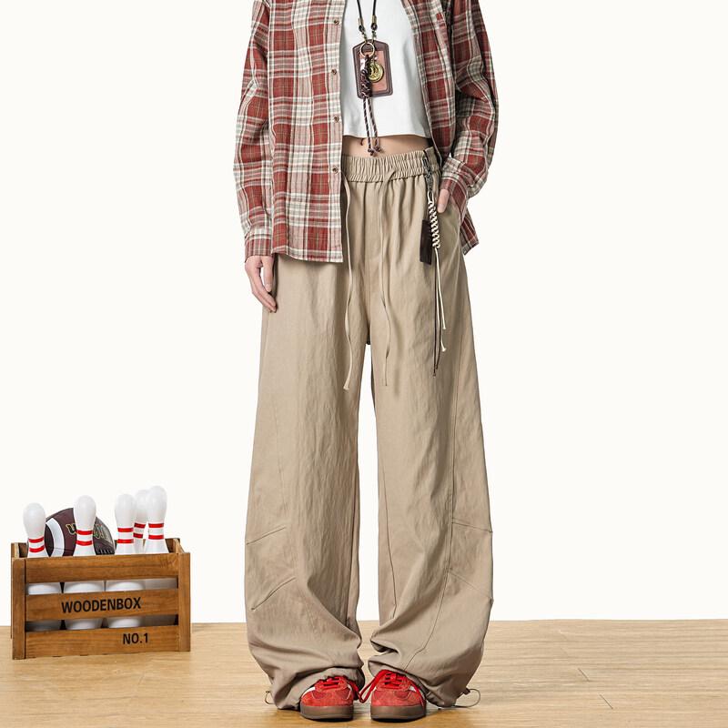 ICH MODE Women s Straight Wide-Leg Casual Pants 2XL