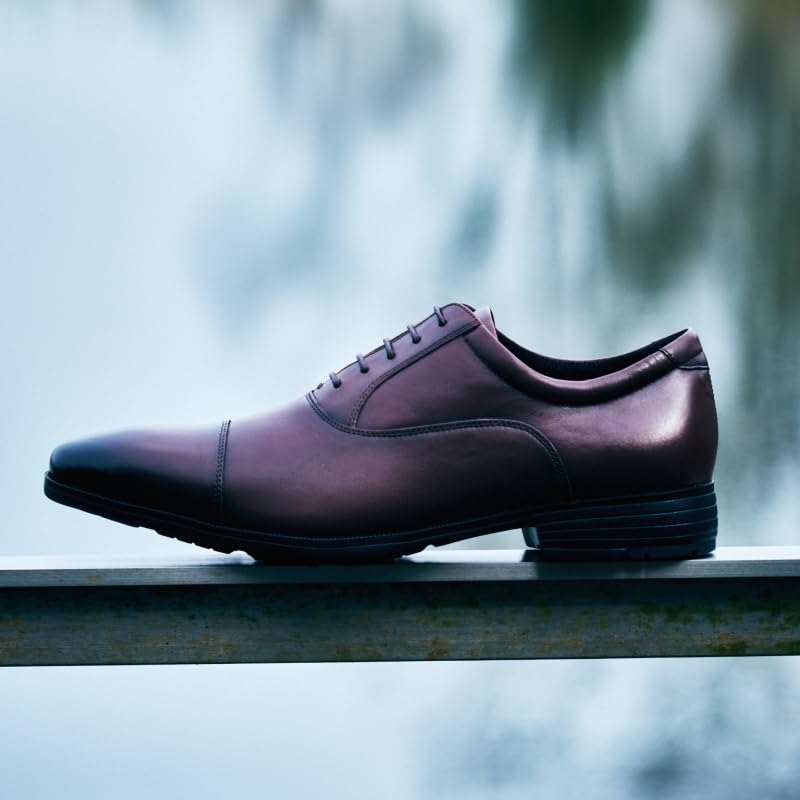 [Texcy Luxe] Business-Schuhe, Sneakers aus echtem Leder, TU-7010, Herren, Weinrot, 26,0 cm, 3E