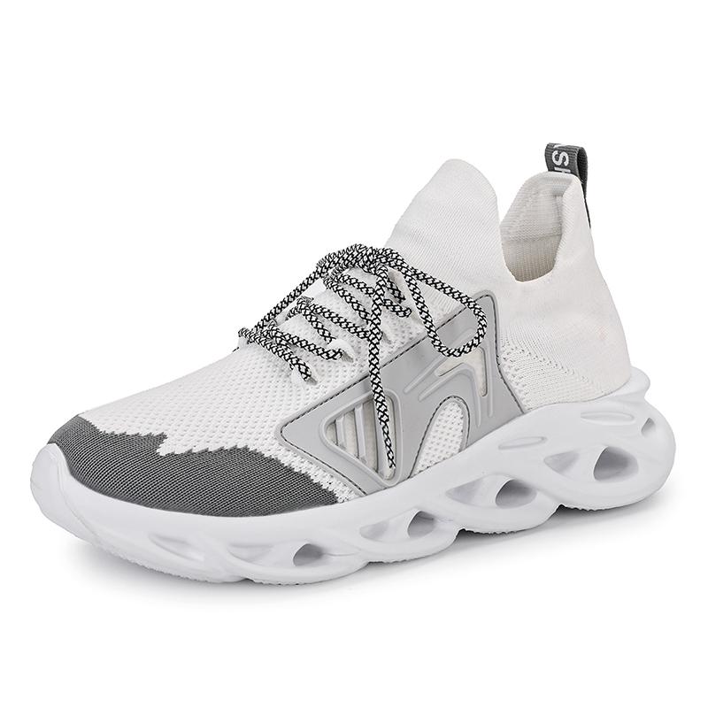 Мужские кроссовки модные дышащие повседневные спортивные туфли мужские кроссовки для бега — фото 9