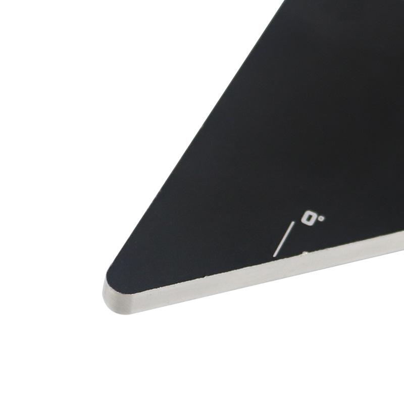 Adjustable Aluminum Alloy Right Angle Triangle Ruler for Woodworking