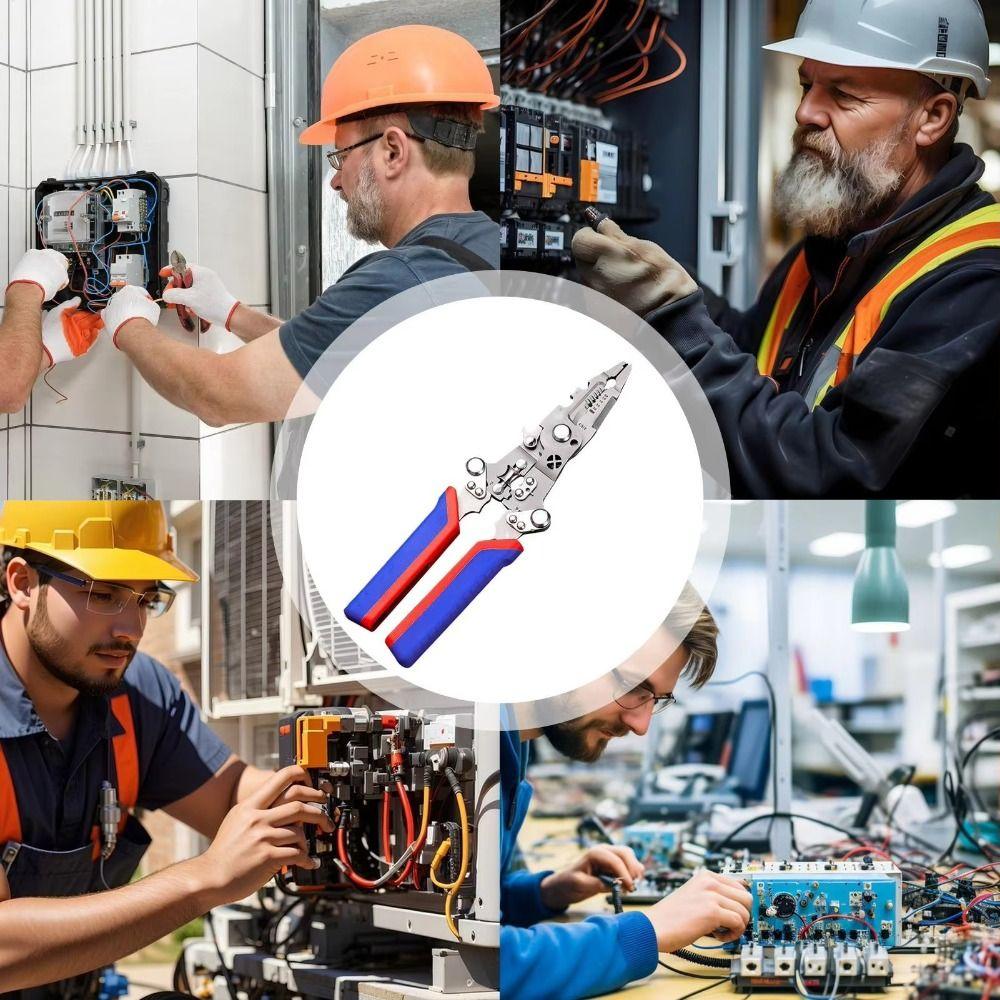 Foldable Wire Stripper 16-IN-1 Wire Stripping Pliers Portable Electrician Pliers Electrician Tools