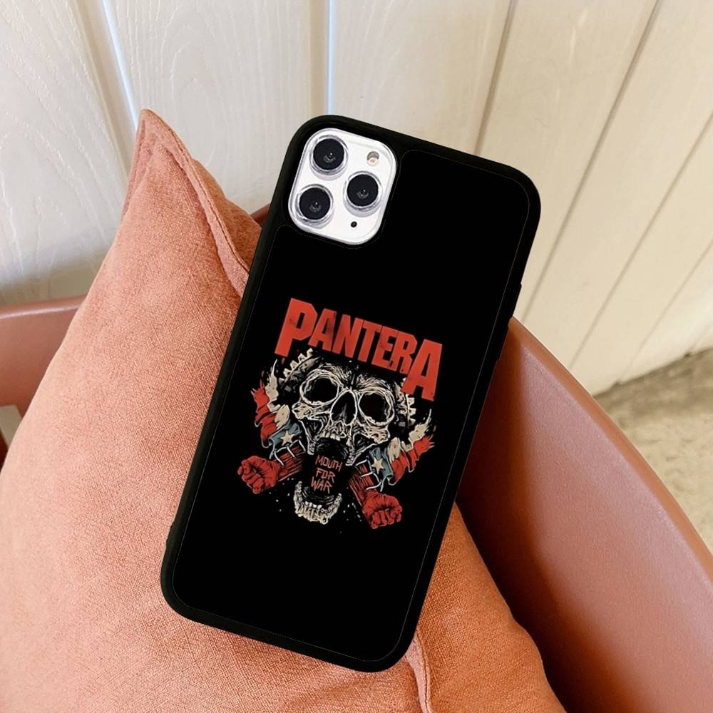 Dark Heavy Metal Rock P-PanteraS Band For IPhone 11 12 13 14 15 16 17 Pro Max Plus TPU+PC Shockproof Back Phone Cases