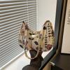 Sweet Floral Shoulder Bag Trendy Underarm Small Square Bag Versatile Fashion Messenger Bag Women's Bag