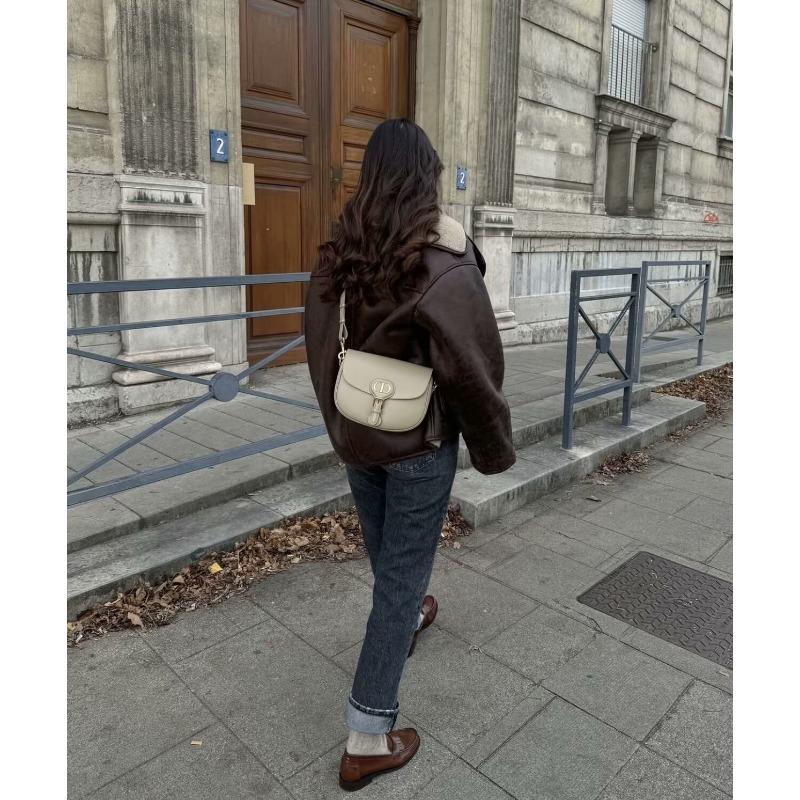 DAFIFY Damenmode, lässig, einfarbig, Herbst-Winter, langärmelig, POLO-Ausschnitt, Jacken und Mäntel