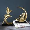 Moon Girl Figure Ballet Dancer Statue Living Room TV Cabinet Decoration Ornaments Birthday Gifts Artware Home Decor Figurines