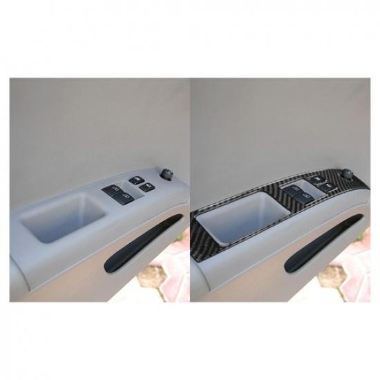 For Nissan 350Z 03-05 Carbon Fiber Interior Window Lift Switch Panel Cover Trim