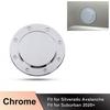 2007-2013 Suburban Tahoe Avalanche Yukon For Fuel Tank Gas Door Panel Cover Chrome | Easy Tallation | Self-Adhesive | Rear