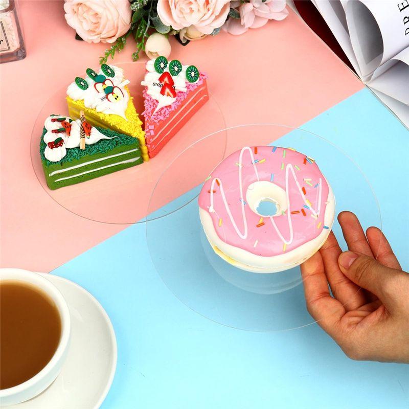 M-Modern-30 Pieces Clear Acrylic Circles, Round Acrylic Blanks Discs Round,For Halloween Christmas Ornament DIY Craft (6 Inch)