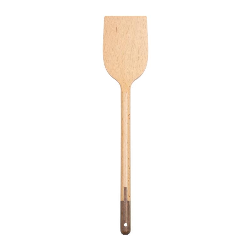 New wooden kitchen utensils 6-piece set, Japanese and Korean style home cooking cooking shovel set, kitchen cooking shovel Spade