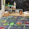 Children's Game Education Toy Road Mat Game Decorative Carpet Fun Learning Development Anti slip and Room Room