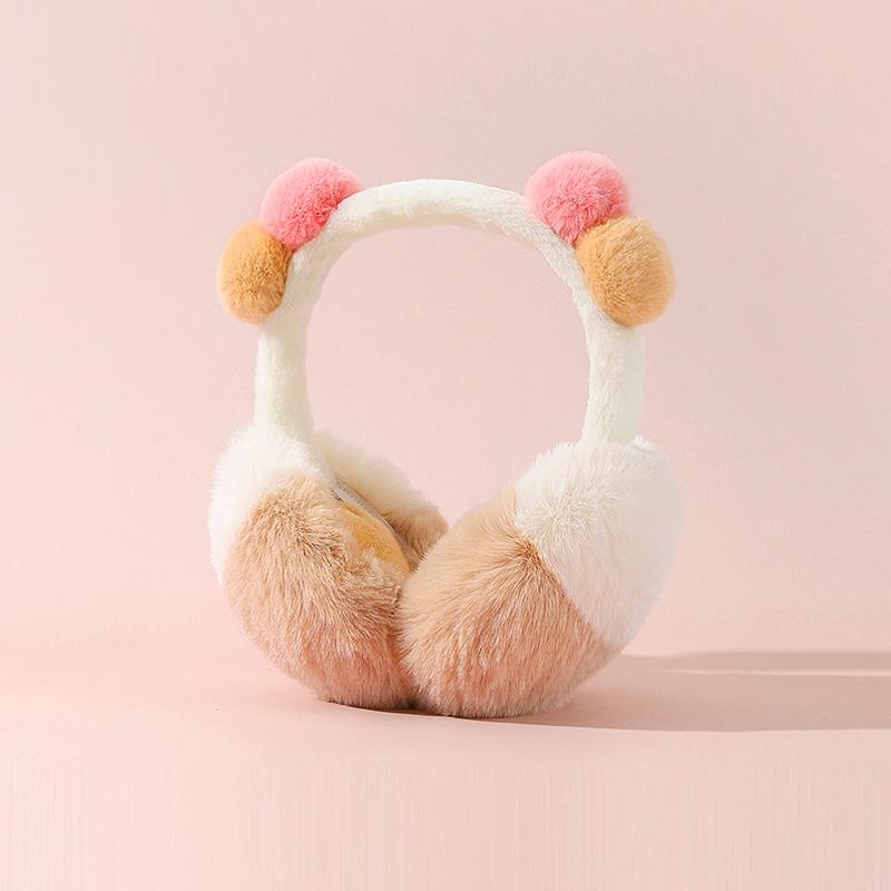 

Жіноча потовщена пов язка на голову зі штучного хутра, тепліша для вух, плюшеві амбушюри, накладки на вуха, зимові чудові пухнасті