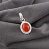 Carnelian 925 Solid Sterling Silver Pendant, Handmade Gemstone Pendant, Gifts For Friend  Bohemian Pendant For Love