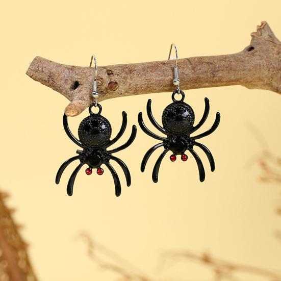 1 Pair Halloween Earrings Bat Ghost Hand Spider Pumpkin Ghost Black Cat Shape Drop Earrings Jewelry Accessories
