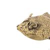 Brass Fish Figurine Miniature Figurines Crafts Ornament Gift Desktop Decorations Vintage Tea Pet for