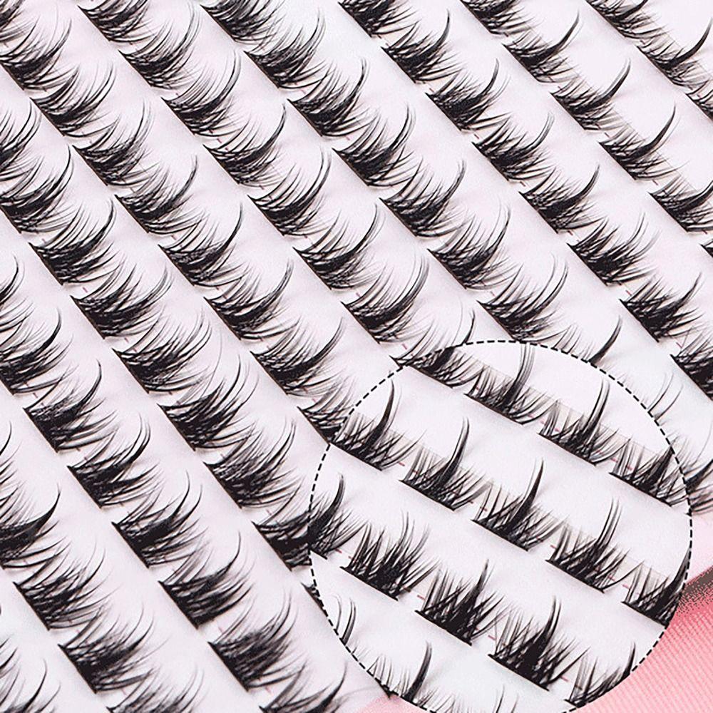 Eye Makeup False Volume Eyelashes Self-Adhesive Eyelash Extension Fake Eyelashes  Women Beauty
