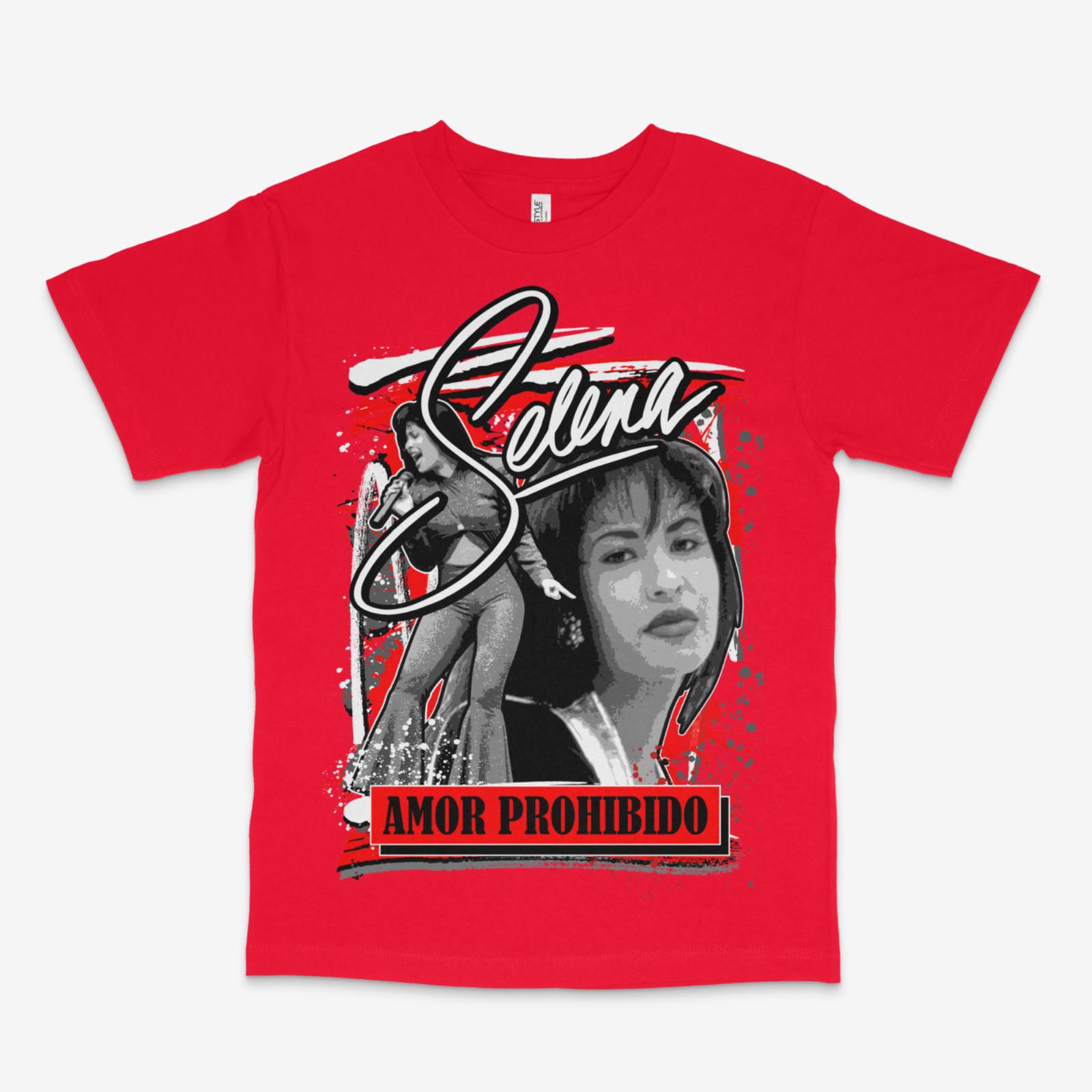 Amor Prohibido Red Tee S разноцветный
