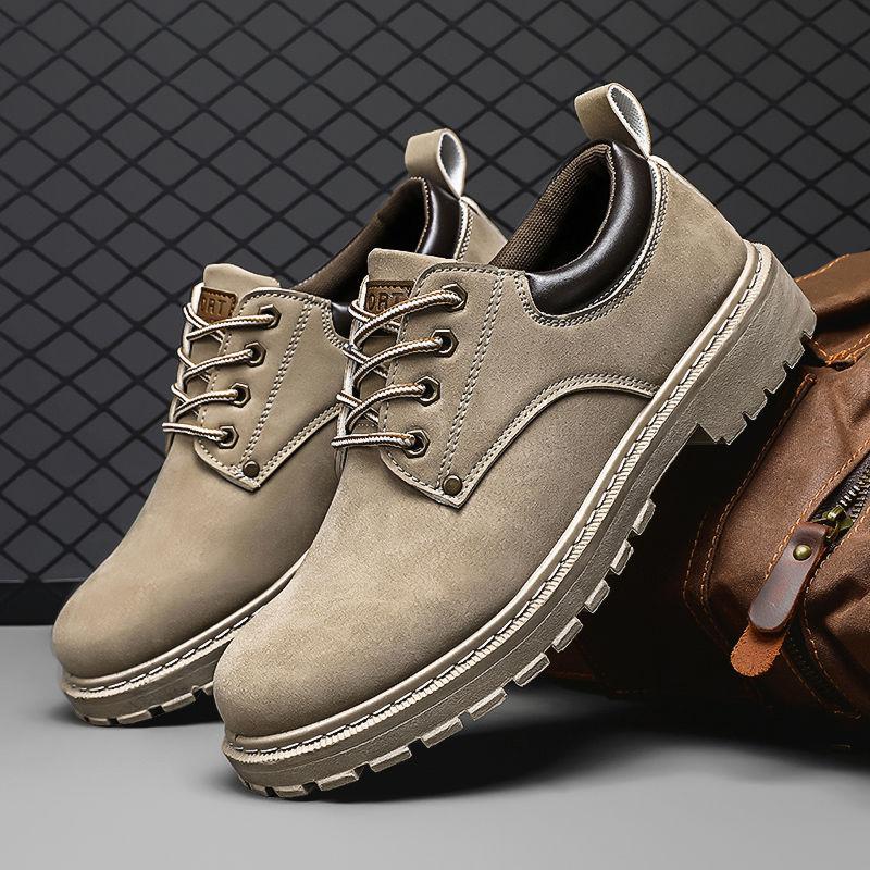 Fashion 2024 New Versatile Casual Spring and Summer Anti Slip Breathable Men's Work Shoes