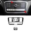Central Console AC CD Panel Cover Trim Carbon Fiber Decoration Stickers For Mercedes-Benz A B Class W176 W246 CLA C117 GLA X156