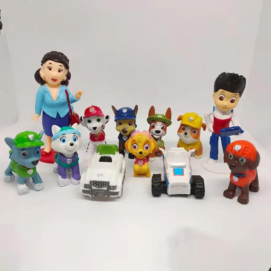 Anime Paw Patrol Dog Calendar Box Advent Figures Halloween Countdown Collectible Toys Christmas Gift for Kids